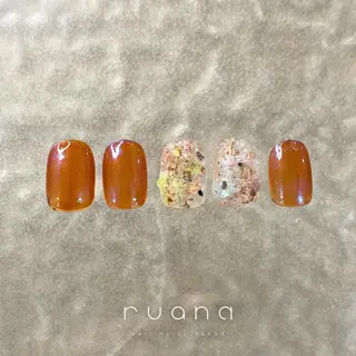 ネイル ニュアンスネイル🧡 rionaのネイルデザイン