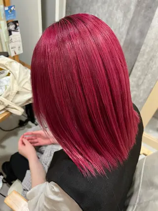 ミディアム カラー ヘアアレンジ 🌈髪質改善・美髪矯 正・平野瀬乃🌈のヘアスタイル