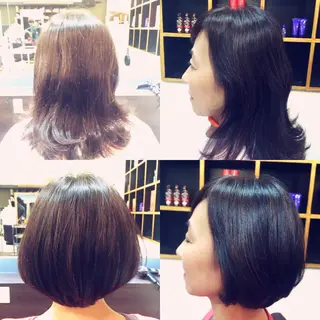ショート ミディアム 前之園 ひかるのヘアスタイル