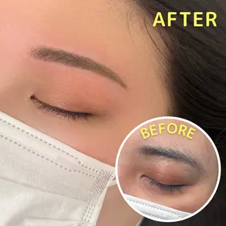 アイブロウ HAIR&MAKE POSH 日暮里のネイルデザイン