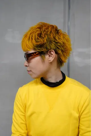 ショート カラー メンズ 関 晃哉のヘアスタイル