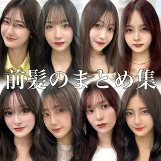 セミロング 前髪顔まわりカット 🌈中村海聖のヘアスタイル