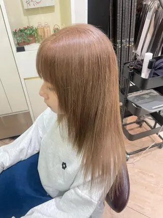 セミロング 中河 美裕のヘアスタイル