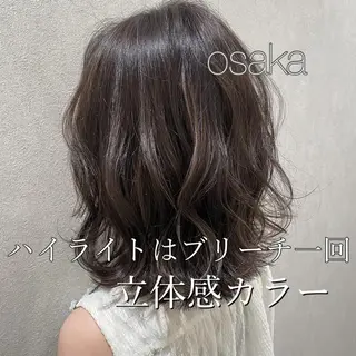 ミディアム hair salon MEMENTOのヘアスタイル