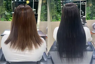 ミディアム 髪質改善/透明感カラ ー/レイヤー/あやはのヘアスタイル