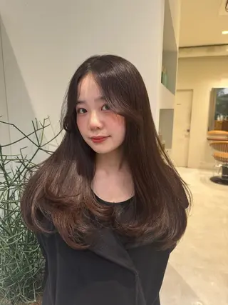 ロング 韓国レイヤー💋/ ワンホン/NANAのヘアスタイル