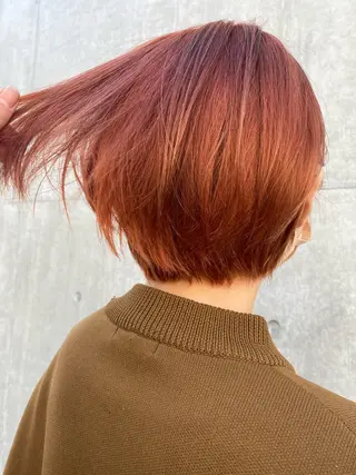 ショート 大島桃花 / 表参道 透明感カラーのヘアスタイル