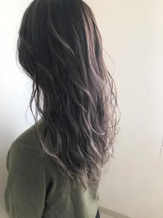 セミロング カラー 美髪矯正・レイヤー 倉友哉のヘアスタイル