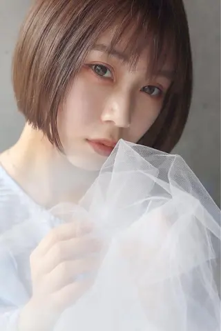 ミディアム まう/丸みショート ・ボブ特化／高円寺のヘアスタイル