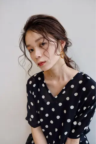 ミディアム ヘアアレンジ 大人可愛いHair ❤︎Ayakoのヘアスタイル