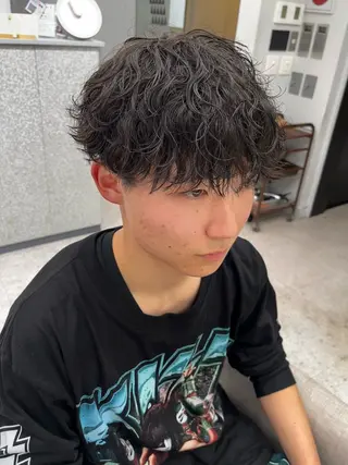パーマ メンズ 🍐シャドウパーマ メンズ特化/守岡🍐のヘアスタイル