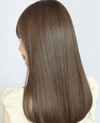 セミロング 福田 秀好のヘアスタイル