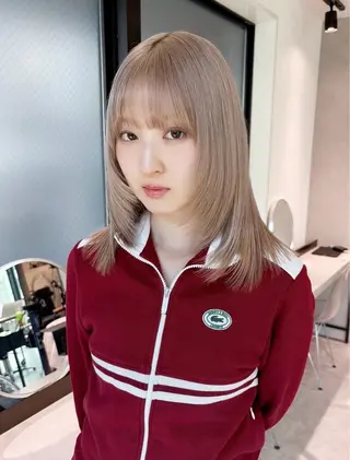 カラー ヘアアレンジ Matsunaga Rihoのヘアスタイル
