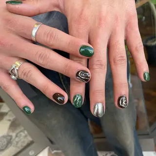 ネイル DISCO HAIR bello NAILのネイルデザイン