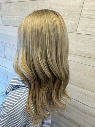 セミロング カラー 堀江美容室 千晶のヘアスタイル