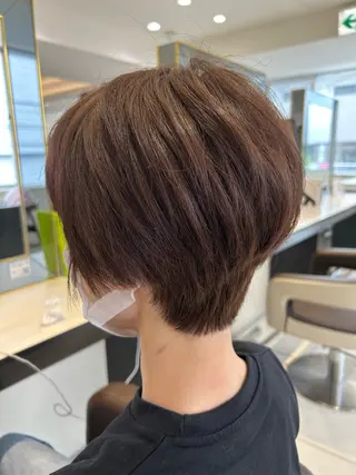 ショート カラー 小田切 栄司のヘアスタイル
