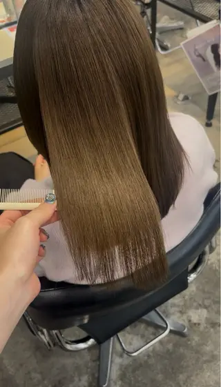 ミディアム カラー ヘアアレンジ 🎀ブリーチ×艶髪 🎀 ♡さや♡のヘアスタイル
