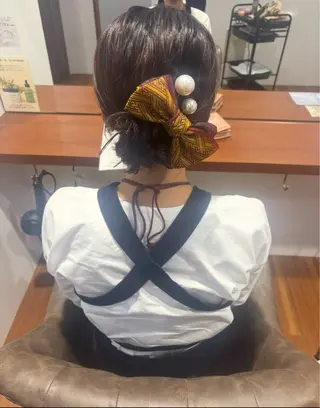 ヘアアレンジ 伴 星来のヘアスタイル