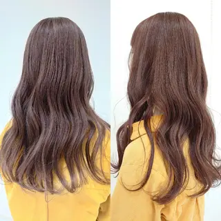 ロング カラー キンジョウ エナミのヘアスタイル