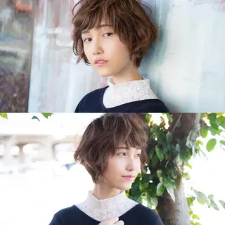 ショート ミディアム セミロング カラー パーマ 圧倒的なクォリティ✨ waku 岡崎店のヘアスタイル