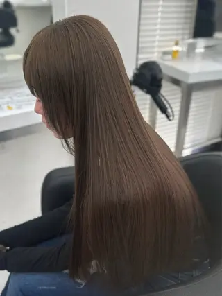 セミロング カラー 似合わせstyle ❤︎misaki❤︎のヘアスタイル