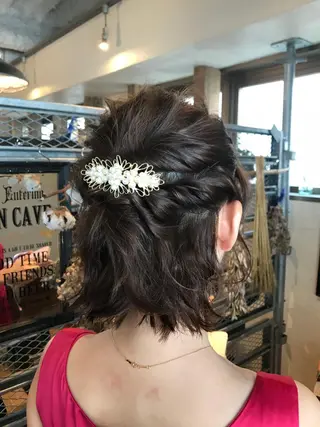 ミディアム 青木 啓輔のヘアスタイル