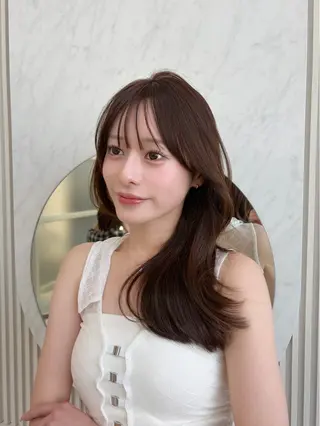 セミロング oto🤍×美髪× ゆるふわレイヤーのヘアスタイル