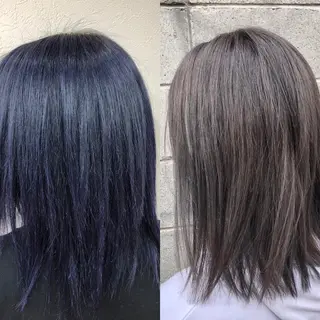 カラー ライブトレア YOSHIKIのヘアスタイル