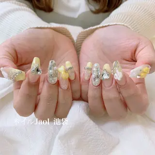 セミロング ネイルJaol 池袋のネイルデザイン