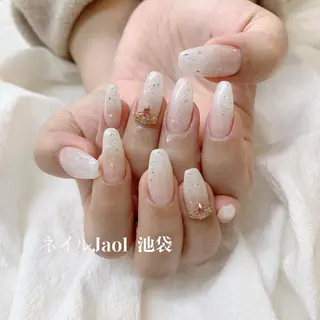 セミロング ネイルJaol 池袋のネイルデザイン