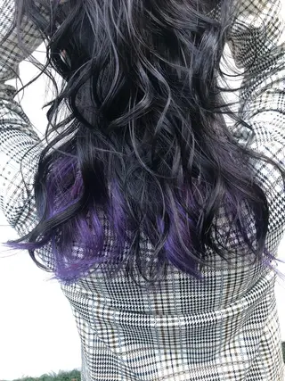 セミロング カラー ヘアアレンジ 金森 斗夢のヘアスタイル