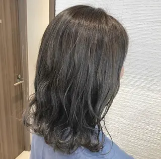 ロング カラー ヘアアレンジ 白髪ぼかしハイライト 茗荷谷駅徒歩2分のヘアスタイル