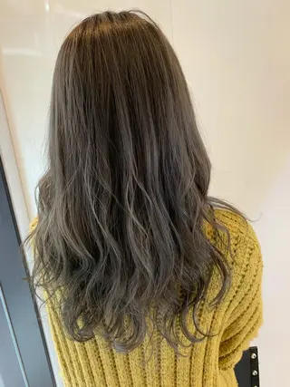 セミロング カラー 美髪形成！色素改善！ 秋田　和輝のヘアスタイル