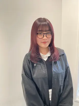 セミロング カラー 新宿⋆✦ Maoのヘアスタイル