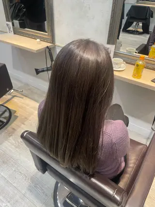 ミディアム Lutia 新宿 髪質改善/アカリ🎀のヘアスタイル