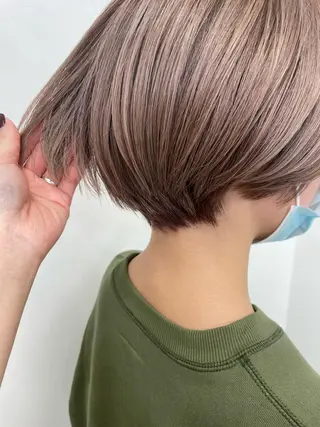 ショート カラー コレットヘアー 田中アヤノのヘアスタイル