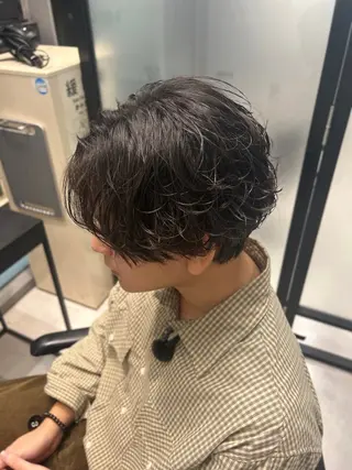 パーマ メンズ ✅曲がる縮毛矯正・ メンズ縮毛/森隆之介のヘアスタイル