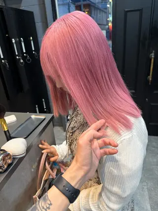 セミロング 田中 聖也のヘアスタイル