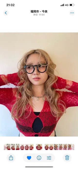 ロング HITOMI 福岡パーマのヘアスタイル