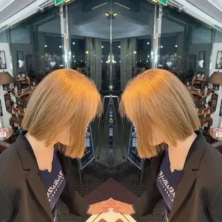 ショート カラー ハイライト/レイヤー /ハイトーン/AOIのヘアスタイル