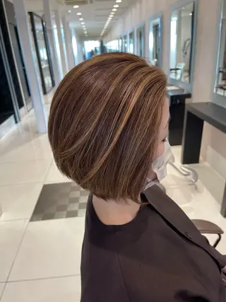 カラー 杉田 一浩のヘアスタイル