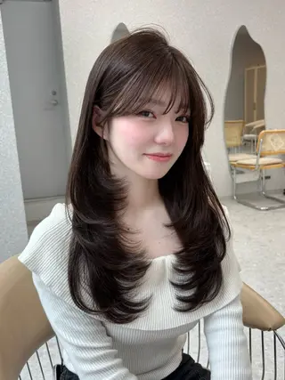 ロング カラー ヘアアレンジ 天神￤カラー￤ まなみ🎀💞のヘアスタイル