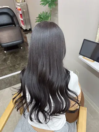 ロング カラー luna ayane ／透明感カラーのヘアスタイル