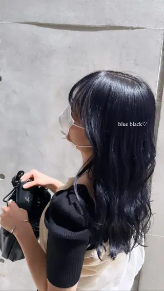 ロング カラー 光本 杏のヘアスタイル