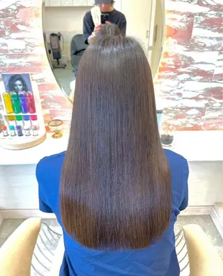 ロング 美髪矯正×レイヤー 松田空優哉のヘアスタイル