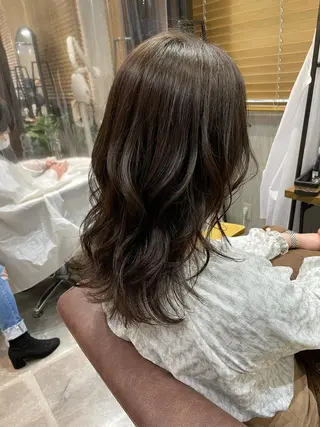 セミロング カラー newiGRANDE 🌈萩原聖也のヘアスタイル