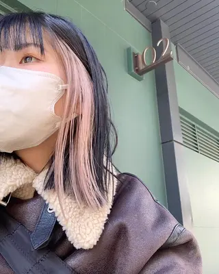 ミディアム カラー 【代表】 辻龍樹のヘアスタイル