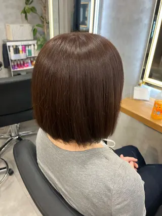 カラー 札幌ブリーチなし 👑ヒリュウのヘアスタイル