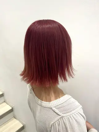 ショート カラー パーマ ヘアアレンジ 🌈インナーカラー ‘ショウマ’🌈のヘアスタイル