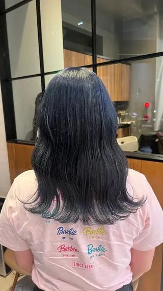 セミロング カラー yuuri🎀/大宮 /韓国ヘア/レイヤーのヘアスタイル